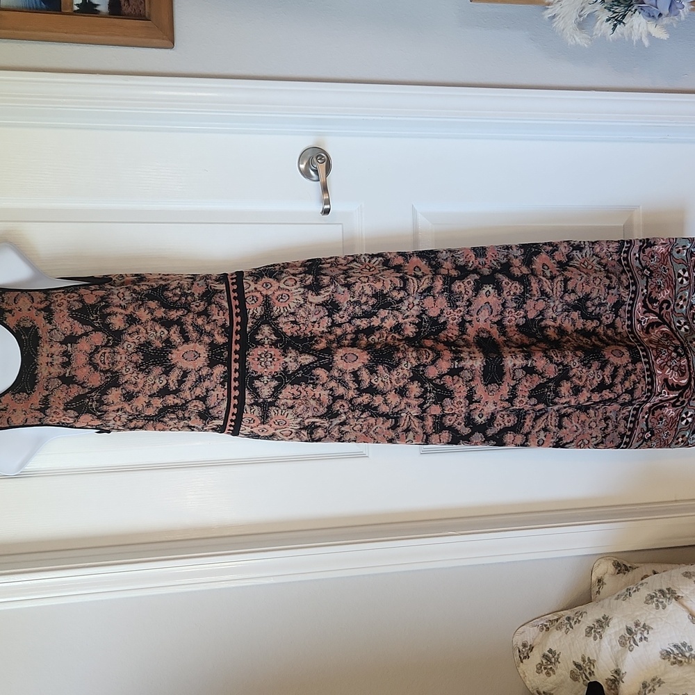 Peruvian Connection Sleeveless Sweater Maxi Dress
